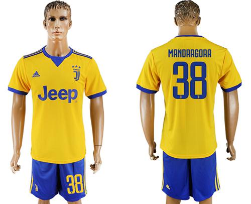 Juventus #38 Mandragora Away Soccer Club Jersey